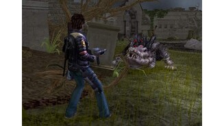 Lazarus fights the swamp croc boss