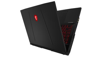 Das Cover mit dem MSI Gaming-Wappen ist aus Aluminium.