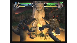 Fire Breath fells Anguirus