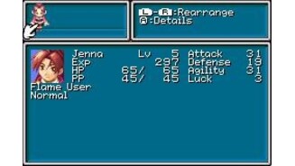 Status screen