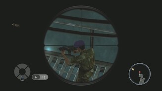 GoldenEye 007 ReloadedSchallgedämpfte Scharfschützengewehre sind eine tolle Erfindung: Man kann die strohdummen Gegner unbemerkt ausschalten.