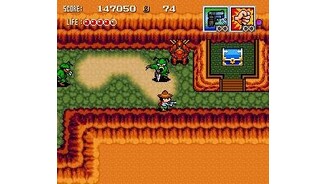 Red and green guys are guarding the treasure