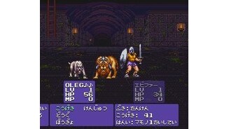 A battle in a dungeon