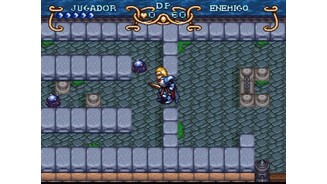 Try to get past this small maze without touching those spiky thingies