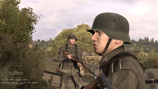 Iron Front: Liberation 1944Die Klonsoldaten sagen auch mal an der Front Hallo.