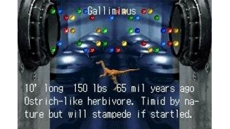 After repairing a DNA strain, you can see what dinosaur the DNA was for