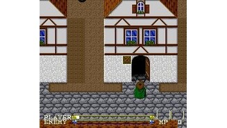 In front of a house