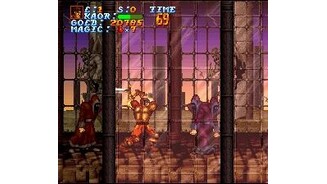 Fighting some monks.