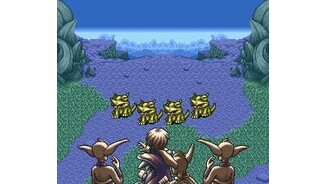 When battle begins, a nice short animation takes place