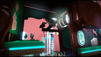 Little Big Planet 3Der Blinzelball erlaubt es, dass wir uns zu bestimmten, mit schimmerndem Silber gekennzeichneten Stellen teleportieren.