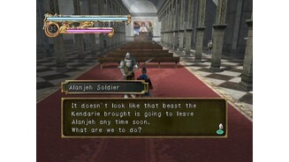 Talking with a soldier