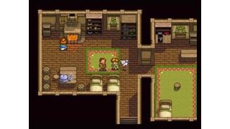 Inside a house