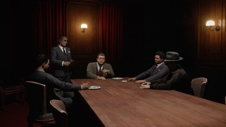 Mafia: Definitvie EditionDer Besprechungsraum macht im Remake ein wenig mehr her. An diesem Tisch haben nämlich auch mehr als nur eine der Don und seine drei besten Männer platz.