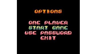 Options screen