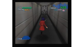 Running through the long corridor
