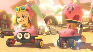 Mario Kart 8Screenshots von den Amiibo-Outfits