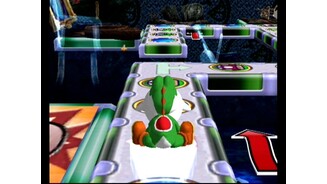 Yoshi rides the mystery train