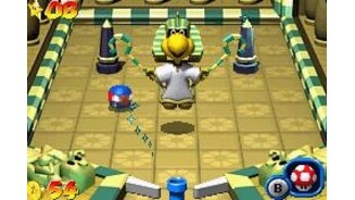 Other boss: a big Koopa pharaoh with magical powers.