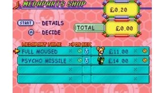The store holds various MedaParts for you to purchase