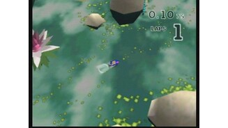 There are also boats to race!