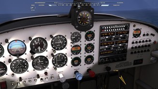 Microsoft FlightViele Anzeigen im Cockpit funktionieren, haben aber keine spielerische Relevanz.
