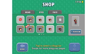 Mikey Shorts Eine zündende Idee? Im Shop kann Mikey gegen Spielgeld neu eingekleidet werden.