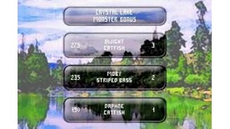 Results: Here are the monster bonuses for the largest fish... We are second...