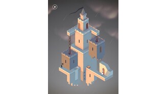 Monument ValleyGewichtsprobleme: Wie kriegt man das rechte Gewicht dazu, sich soweit abzusenken, dass die Prinzessin durch den Torbogen gehen kann?