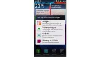 MotoBlur auf dem Motorola Razr
