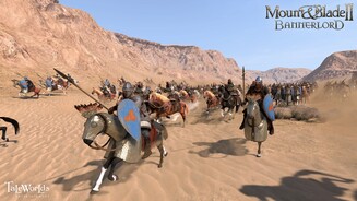 Mount + Blade 2Schlachten bleiben das Herzstück von Mount + Blade. Wir können uns einer Armee als Soldritter anschließen und einfach mit dem Heer reiten - oder wir ziehen unser eigenes hoch, um die Welt zu überfallen.