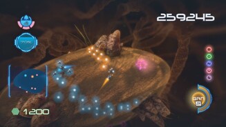 Nano Assault NeoIn diesem Level stechen vor allem die pelzigen Texturen auf der Oberfläche hervor.