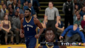 NBA 2K16An den detaillierten Spielermodellen kann man sich kaum satt sehen.