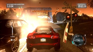 Need for Speed: The RunIn stark geskripteten Boss-Missionen bekommen wir es häufig mit bewaffneten Gegnern zu tun.