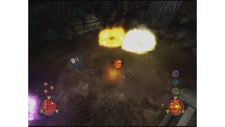 These four colored circles change your elemental class and your attributes alter accordingly. Arran is now a Fire Wizard. Note the change in appearance.
