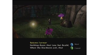 Chatting with the local farmers.