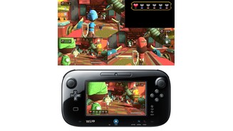 Nintendo LandLink (stilecht mit Pfeil und Bogen) ist mit schwertschwingenden Kollegen unterwegs, um das Land von bösen Monstern zu befreien...