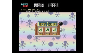 When you just finish a level, youre given a chance to gamble for more time to play the next level with.