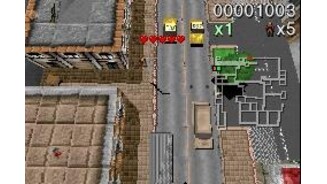 Causing havoc with a school bus!