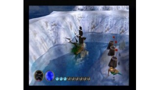 Somewhere over the frozen lands, these towers are shooting gas grenades, as well.