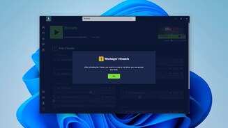 Bei manchen Spielen gibt es Hinweise zur genauen Vorgehensweise, die ihr beachten müsst wie hier im Falle von Brotato.