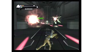 Running from laser fire