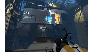 Portal 2Neu: Im Koop-Modus müssen zwei Spieler gemeinsam ihren Weg durch knifflige Rätselkammern finden.