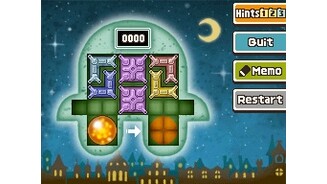 Professor Layton und der Ruf des PhantomsMit die schwersten Rästel im Spiel: die berüchtigten Schiebepuzzles.