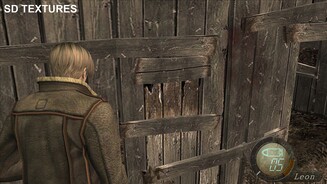 Resident Evil 4 Ultimate HD EditionScreenshot zum Vergleich zwischen SD und HD