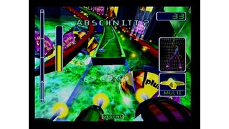 Retro Hall of Fame: AmplitudeAbschnitt zwei beginnt, und wir haben einen Multiplikator in der Hinterhand – jetzt können wir endlich richtig punkten, um neue Songs freizuschalten.
