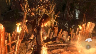 Rise of the Tomb Raider: Baba Yaga: The Temple of the Witch Überall in den Höhlen finden wir Totems der Hexe.