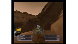 Riding something... err, spider-ish, to climb over highly unpassable terrain.