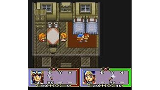 Visiting a house with two girls and two beds