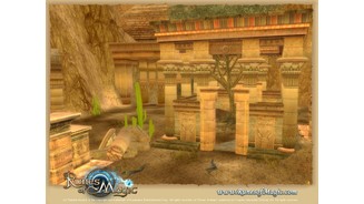 Runes of MagicScreenshot von der »Wüste Limo«, einem neuen Gebiet, das mit dem Patch 3.0.6. in das Free2Play-MMO eingefügt wird.