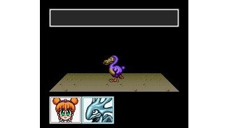 Fighting a violet guy on the overwolrd map